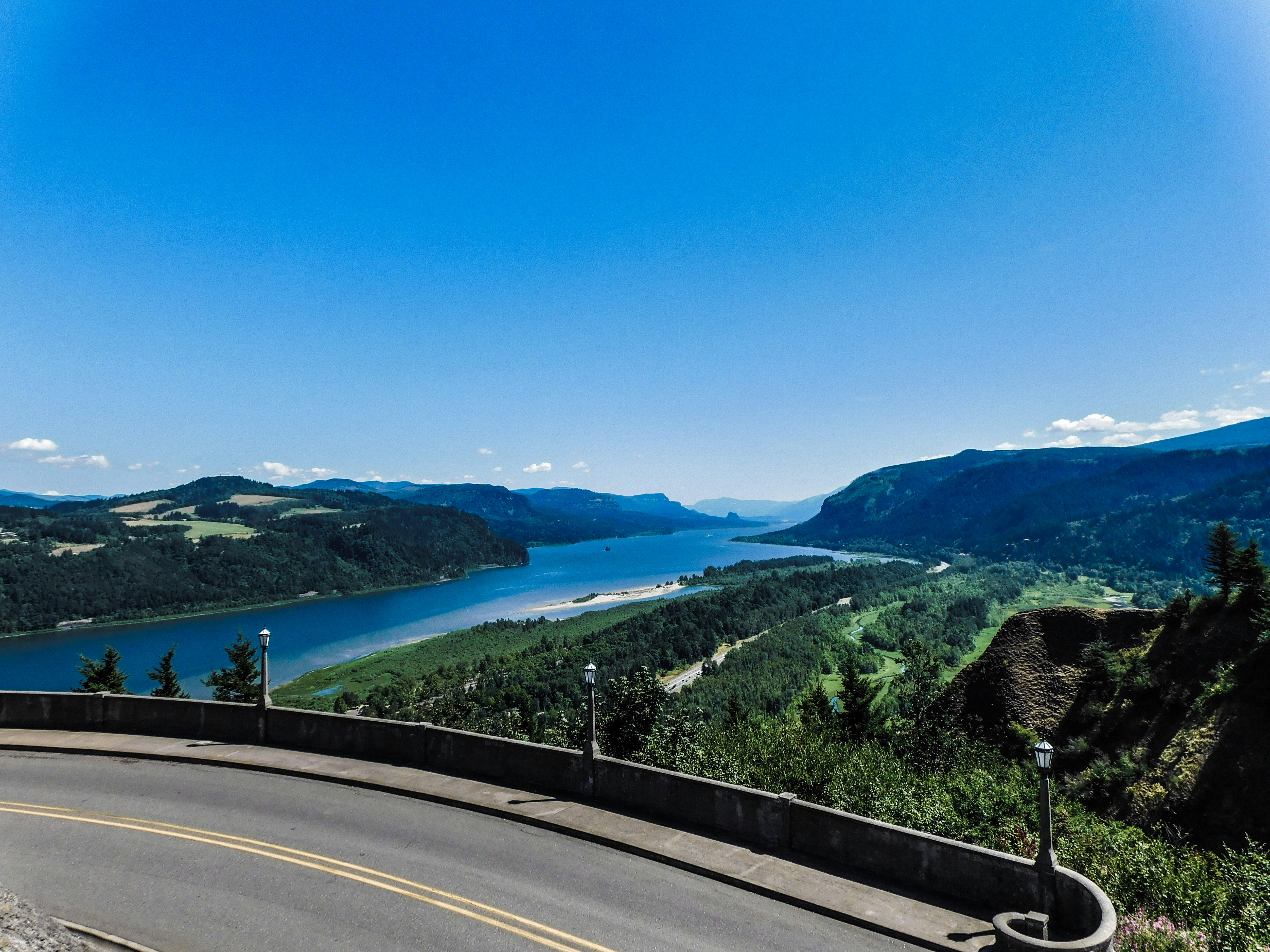 Historic Columbia River Highway in autumn